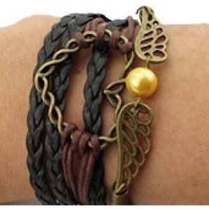 🧡 Love 🧡 Woven Leather Braided Infinity Bracelet